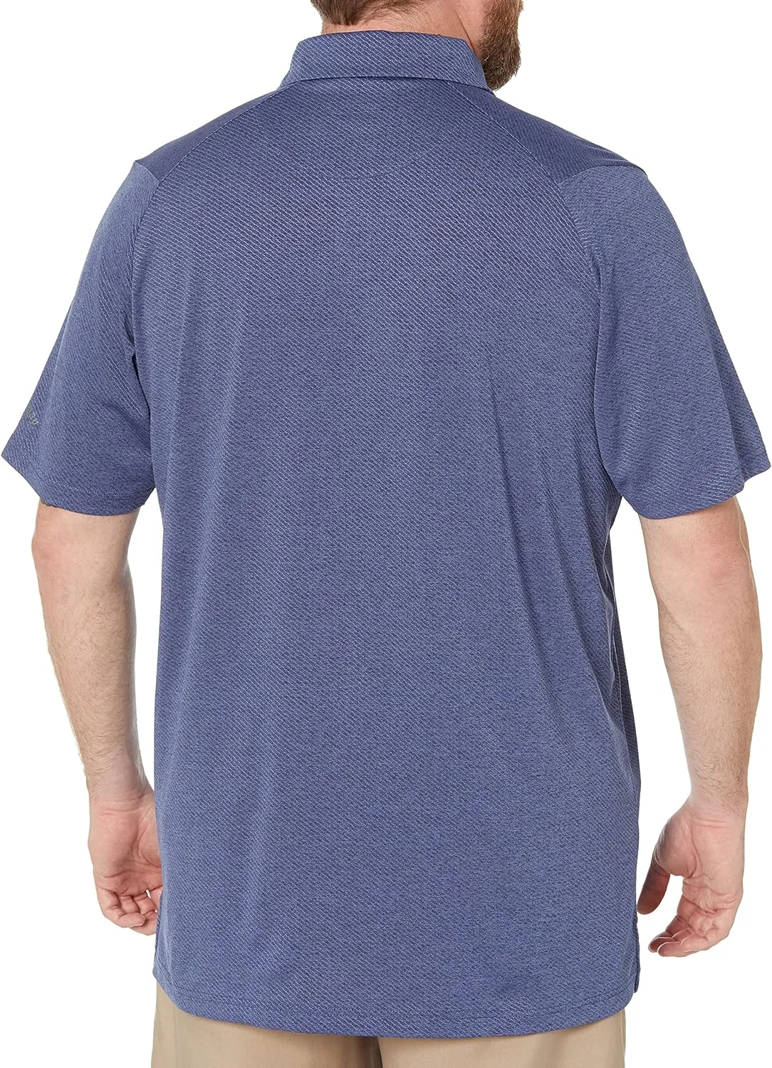 Callaway Men's Swing Tech Ventilated Short Sleeve Golf Polo Shirt, Moisture-Wicking, Textured Ventilated Fabric