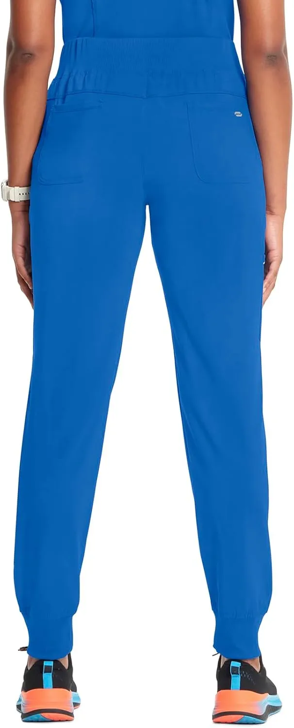 Cherokee Infinity Womens Scrub Jogger Pants Mid Rise with 5 Pockets, 360 Stretch Fabric - CK110A