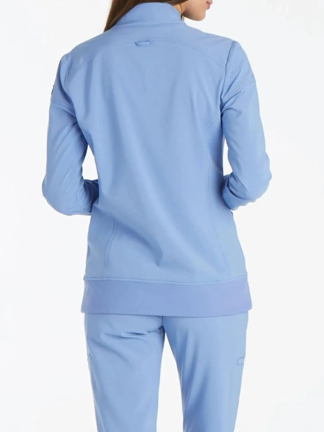 Cherokee Scrub Jackets For Woman with Zip Front, 360 Stretch Fabric - CK303
