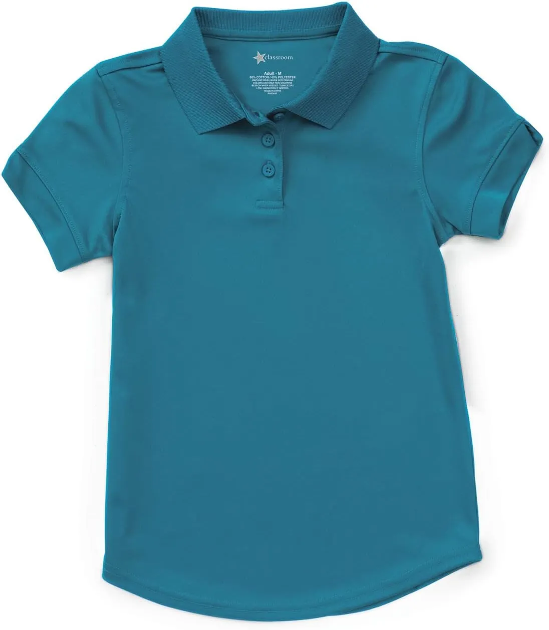 Classroom School Uniforms Girls Fit Moisture Wicking Polo