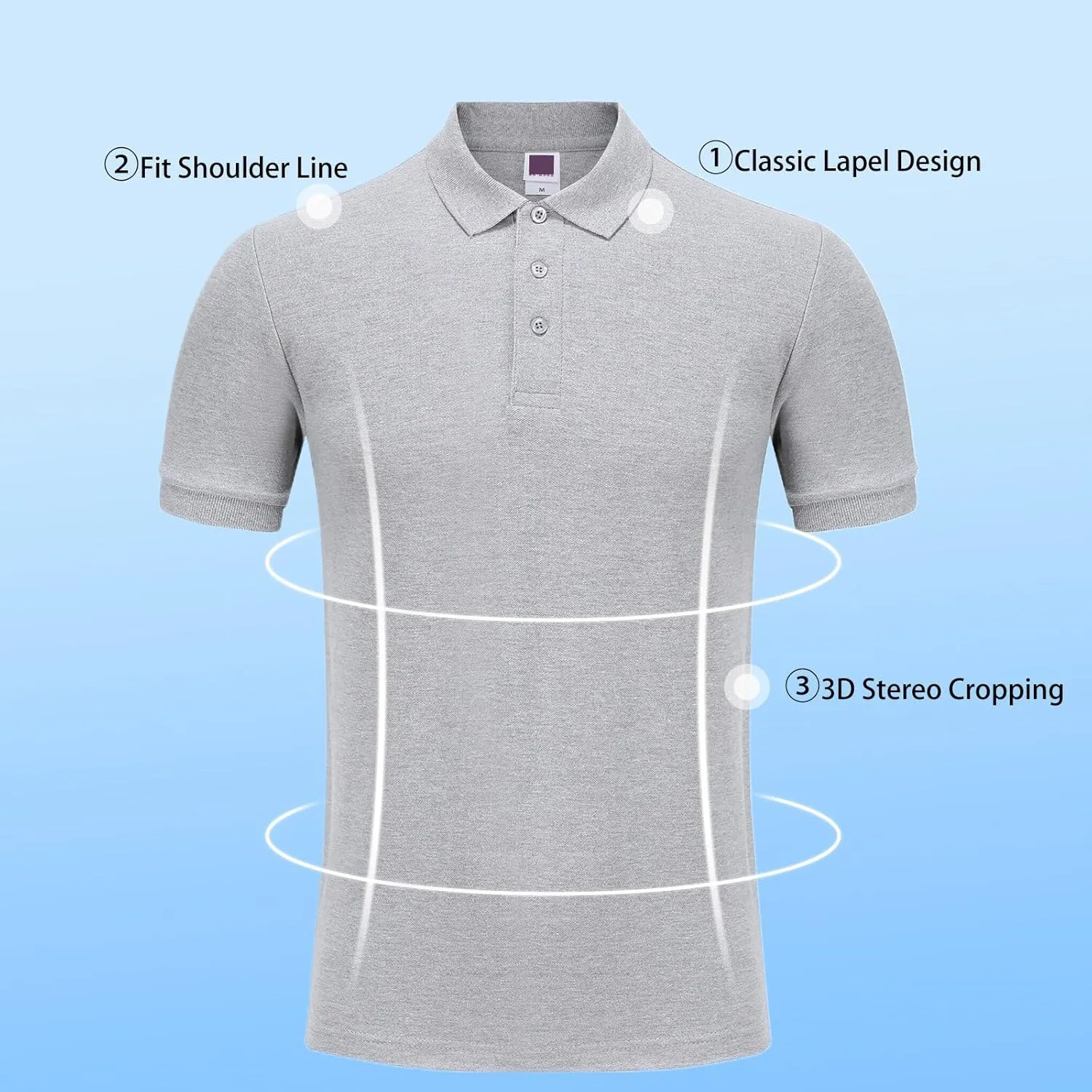 Custom Polo Shirt Design Your Own Text Logo Photo Name - Customized Personalized Polo Shirts for Men Women Front Back Print