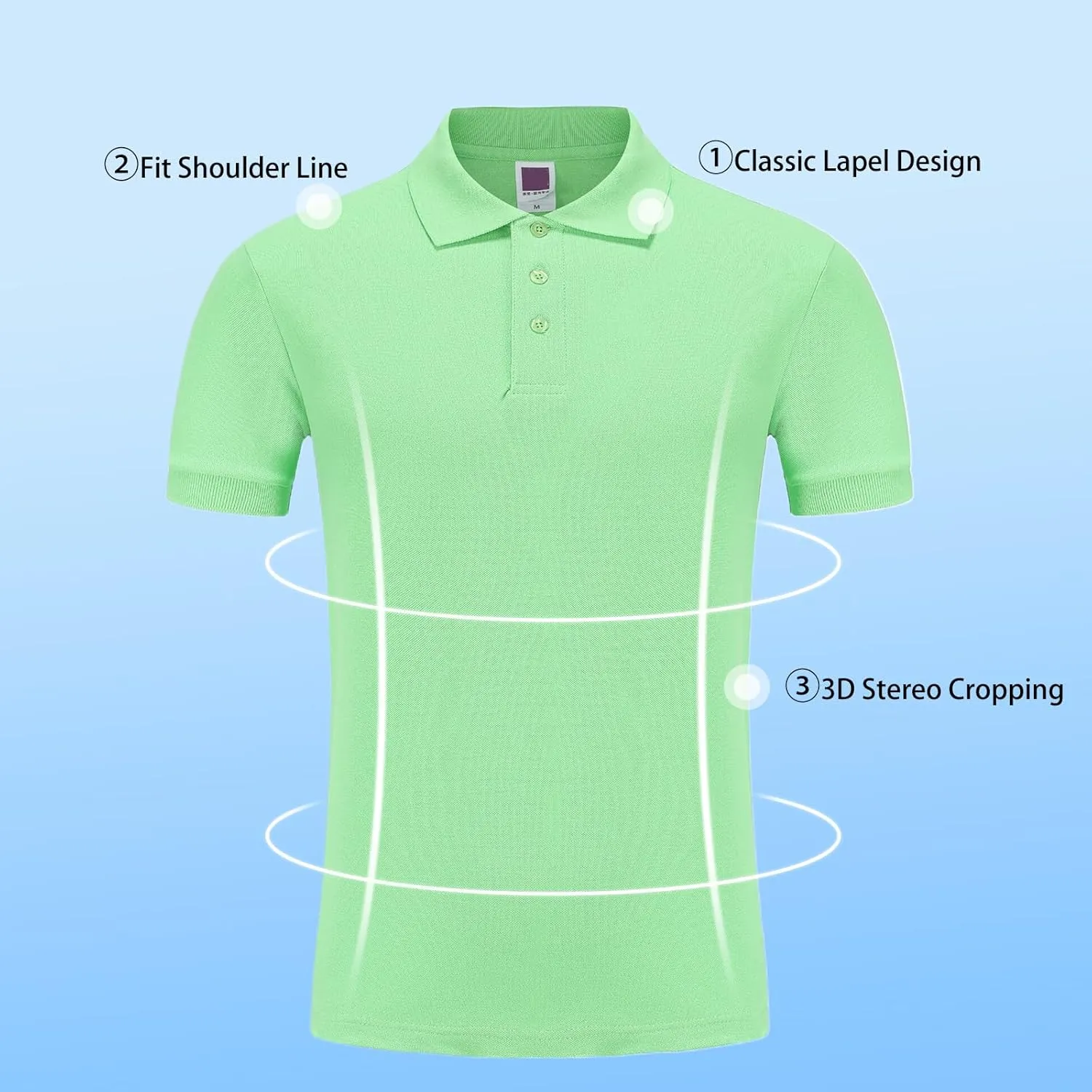 Custom Polo Shirt Design Your Own Text Logo Photo Name - Customized Personalized Polo Shirts for Men Women Front Back Print
