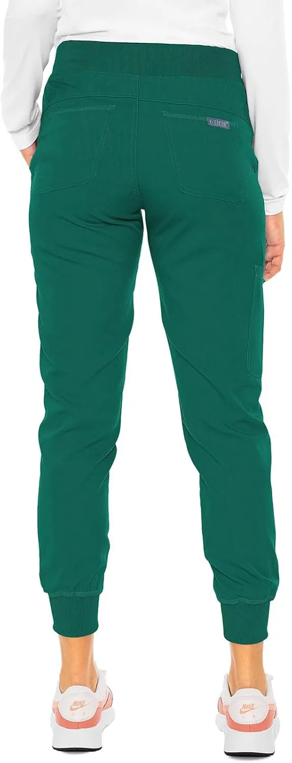 Med Couture Scrub Pants for Women Jogger Pant with 5 Pockets, Lightweight, Ultra Soft, 2-Way Stretch Fabric - MC7710