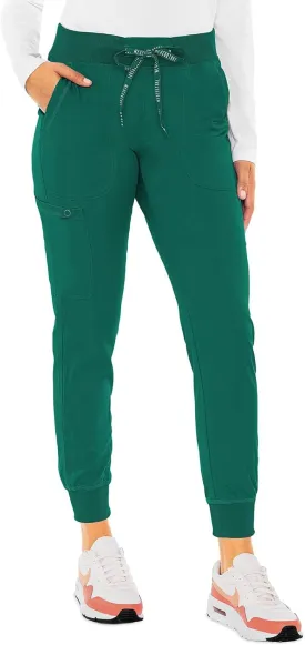 Med Couture Scrub Pants for Women Jogger Pant with 5 Pockets, Lightweight, Ultra Soft, 2-Way Stretch Fabric - MC7710
