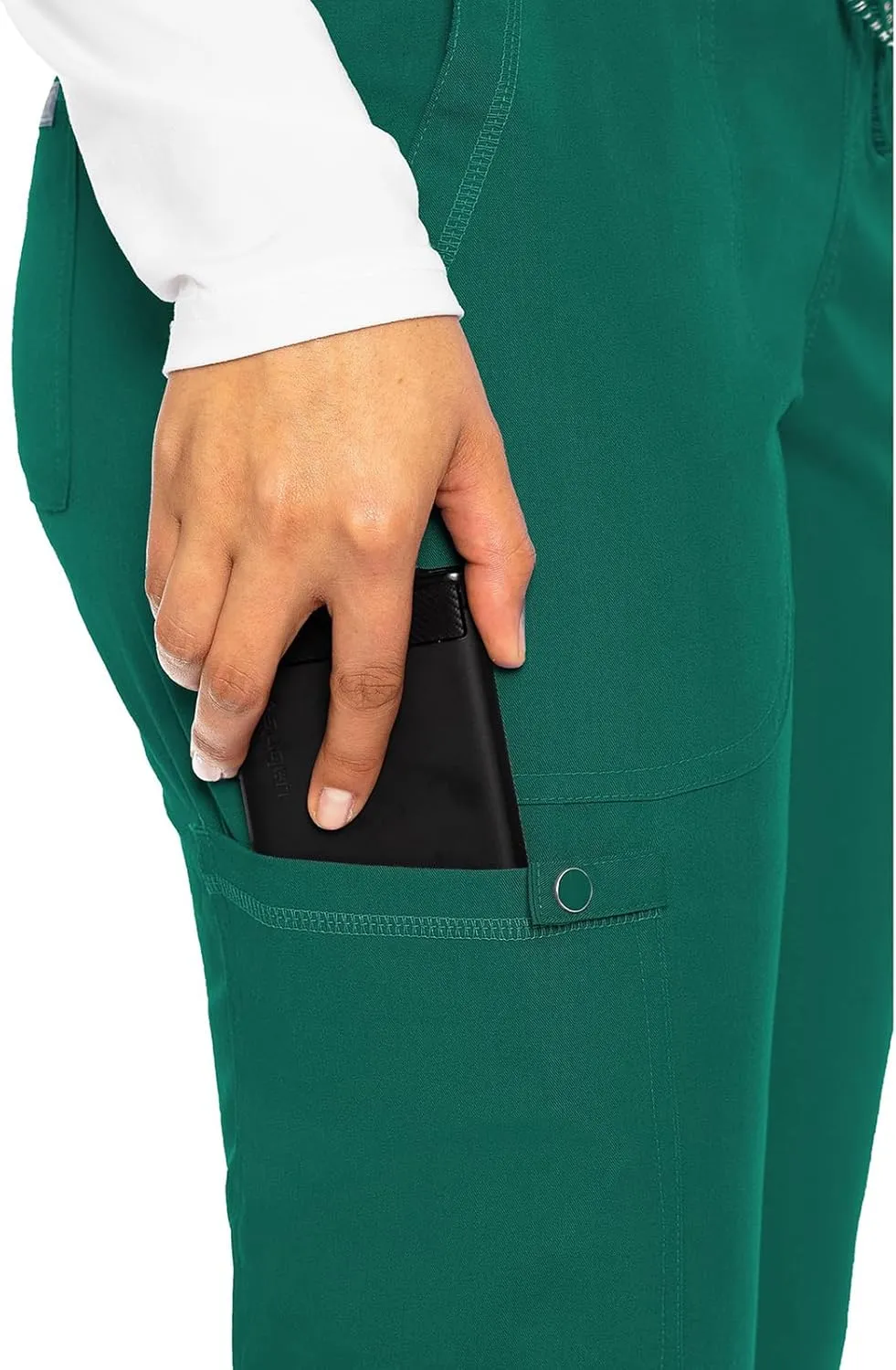 Med Couture Scrub Pants for Women Jogger Pant with 5 Pockets, Lightweight, Ultra Soft, 2-Way Stretch Fabric - MC7710