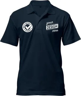 Print Your Design | Custom Personalized Polo Shirt for Men & Women, Short Sleeve Sports Golf Tennis T-Shirt